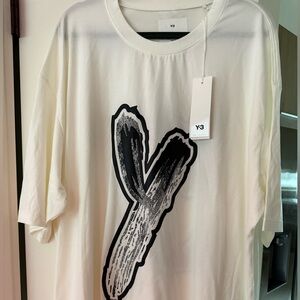 Y3 oversized graphic tee